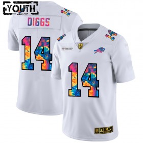 Buffalo Bills Tröjor Stefon Diggs 14 Nike 2020 Flerfärgad Vit - Barn